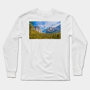 Yosemite Valley Painting Long Sleeve T-Shirt